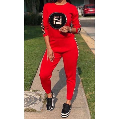 fendi jumpsuit|fendi sweat suit for women.